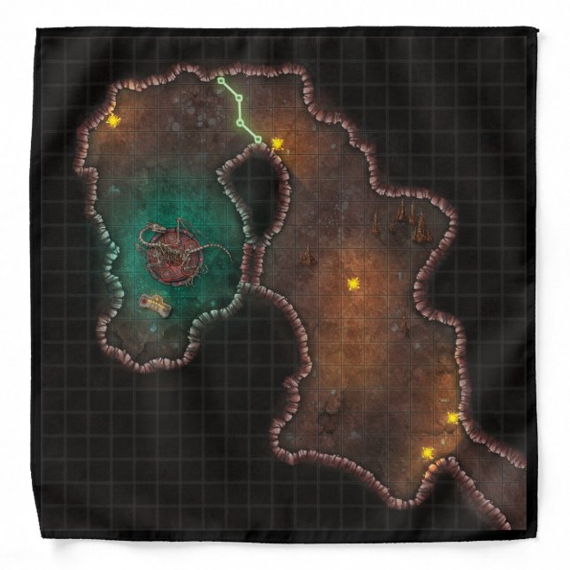 Battlefield Bandana: Dragon Cave Bandana (Front)