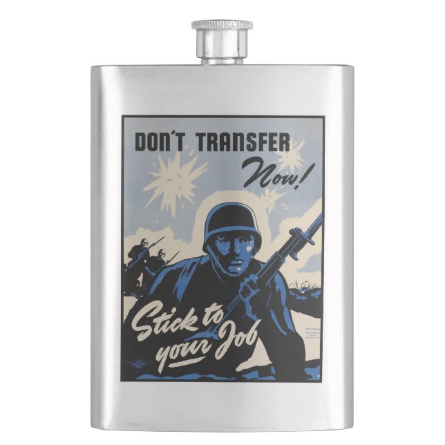 Battlefield Beachhead Assault by American Warriors Flask (Front)