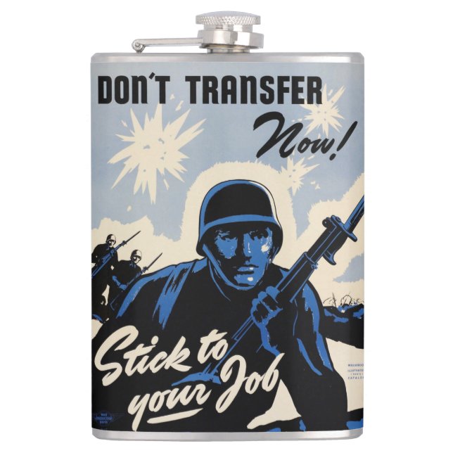 Battlefield Beachhead Assault by American Warriors Flask (Front)