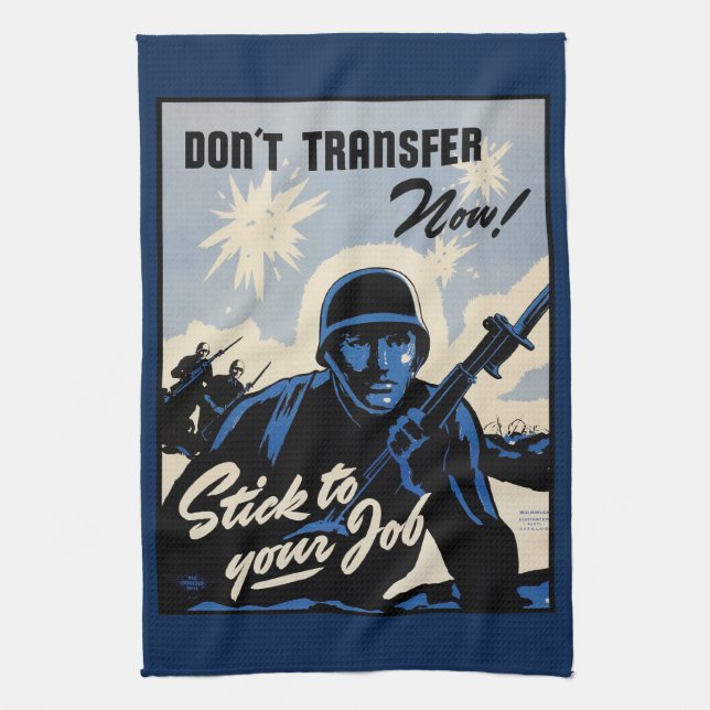 Battlefield Beachhead Assault by American Warriors Kitchen Towel (Vertical)