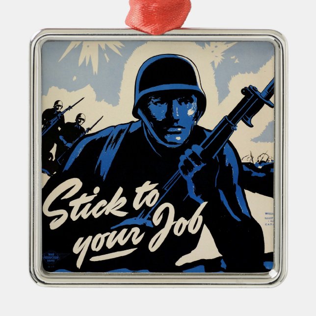 Battlefield Beachhead Assault by American Warriors Metal Ornament (Front)