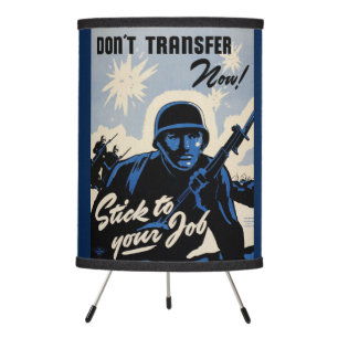Battlefield Beachhead Assault by American Warriors Tripod Lamp