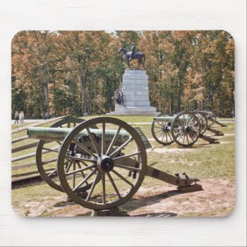 Battlefield Cannons Gettysburg Pa Mouse Pad by CSfotobiz at Zazzle
