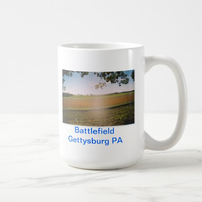 Battlefield Gettysburg PA Coffee Mug (Right)