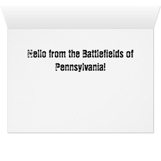 Battlefield of Gettysburg (Inside Horizontal (Bottom))