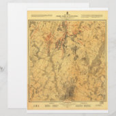 Battlefield of Gettysburg Map by John Bachelder (Front/Back)