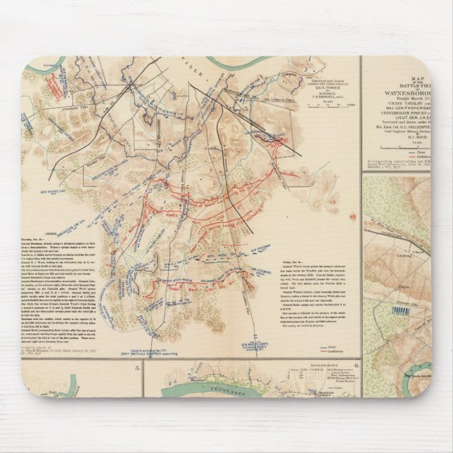 Battlefields Nashville, Tenn Mouse Pad (Front)