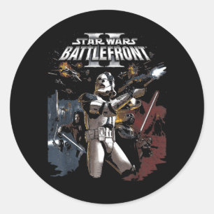Battlefront Ii Video Game Graphic S T Shirts For Classic Round Sticker