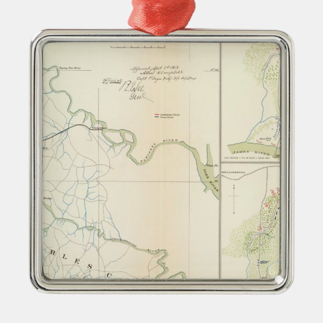 Battlegrounds Richmond, Va Metal Ornament (Front)