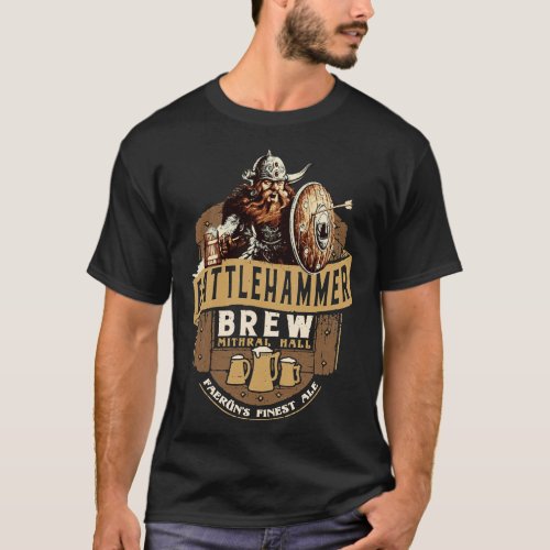 Battlehammer Brew Bruenor Realms Classic T_Shirt