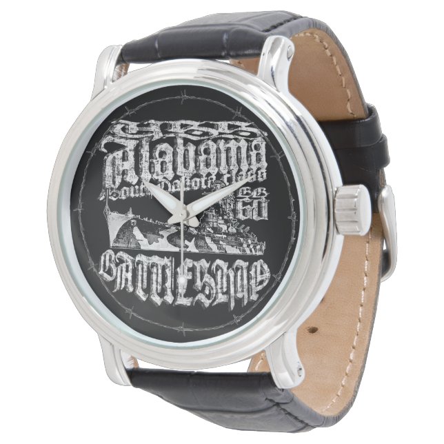 Battleship Alabama eWatch Watch (Angled)