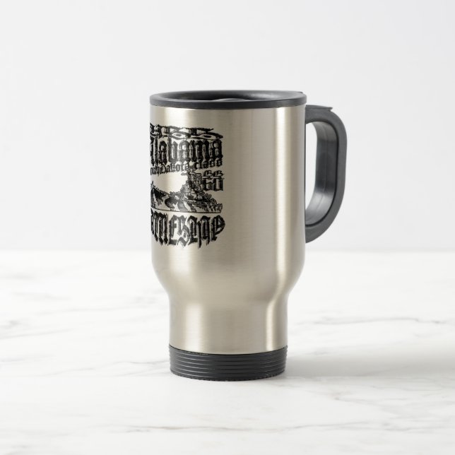 Battleship Alabama Travel/Commuter Mug (Front Right)