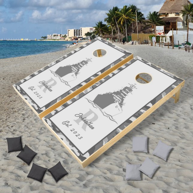 Battleship and Camo Cornhole Set (Creator Uploaded)