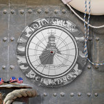 Battleship and Camo Dart Board<br><div class="desc">The Battleship and Camo Dart Board is a great way to show your support and have fun doing it. Easy to customize with your name and initial. Customize to match your style using the Edit Design button.</div>