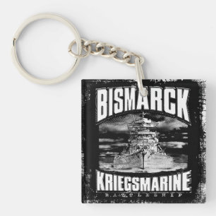 Battleship Bismarck Keychain