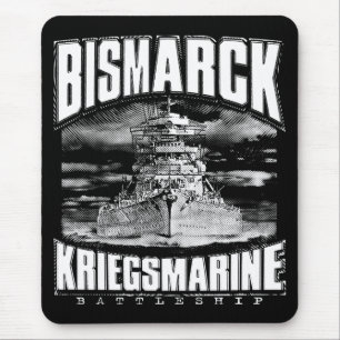 Battleship Bismarck Mouse Pad