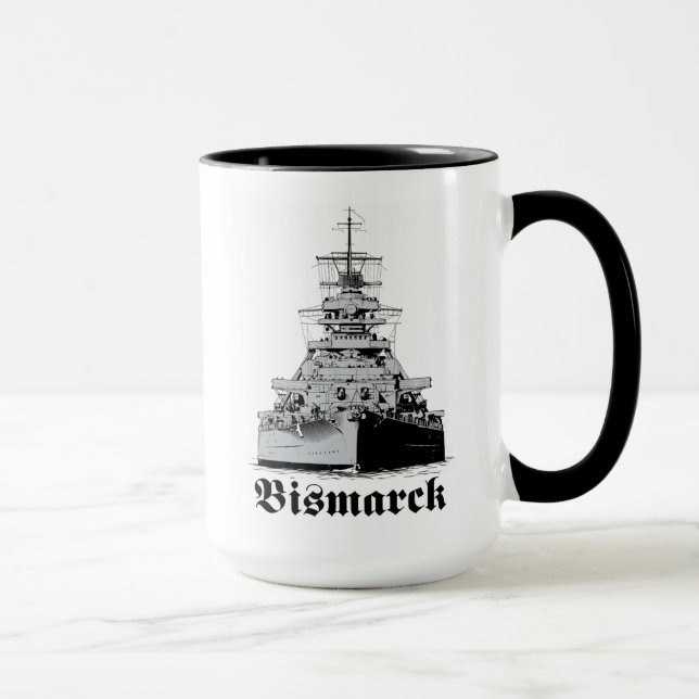 Battleship Bismarck Mug (Right)