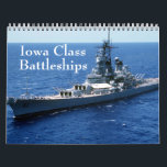 Battleship Calendar<br><div class="desc">calendar featuring the battleships of the Iowa Class,  including USS Iowa,  USS New Jersey,  USS Missouri,  an USS Wisconsin.</div>