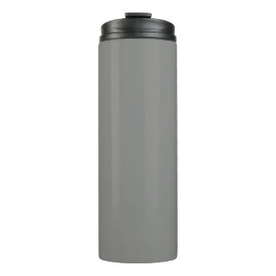 Battleship grey (solid color) Thermal Tumbler
