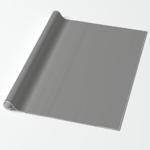Battleship grey (solid color) Wrapping Paper
