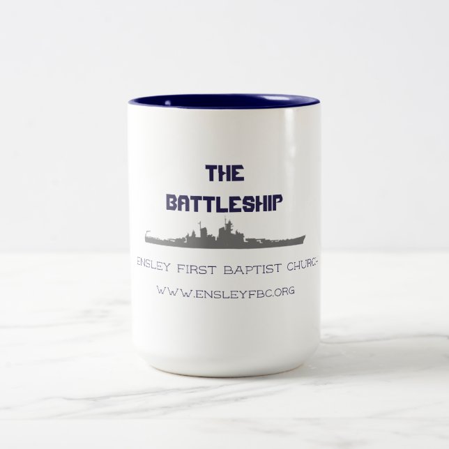 Battleship Mug! Support EFBC! Two-Tone Coffee Mug (Center)