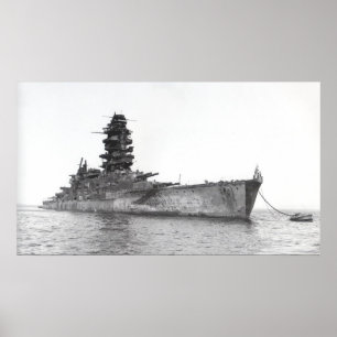 Battleship Nagato Poster