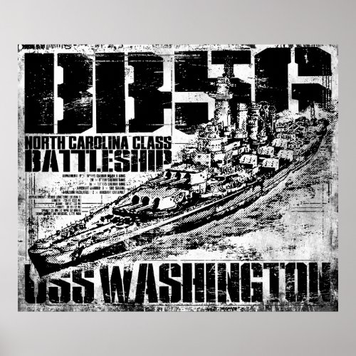 Battleship Washington Poster