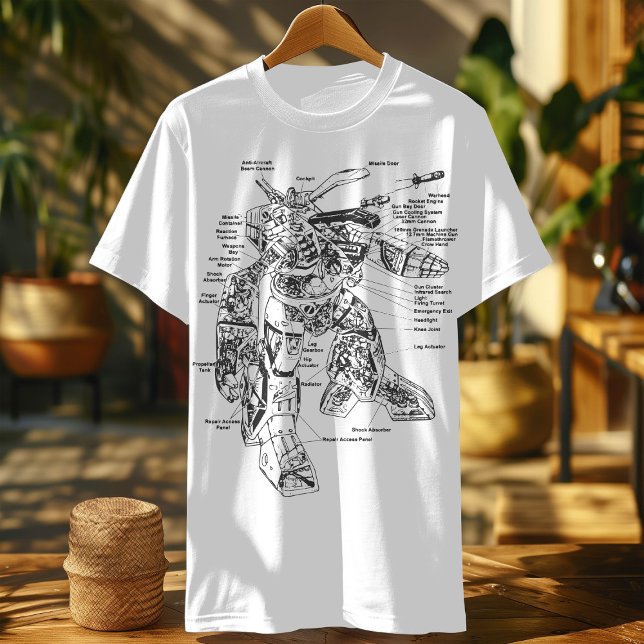 Battletech Game Robot Mech Battle Gear Fan Tee (Creator Uploaded)