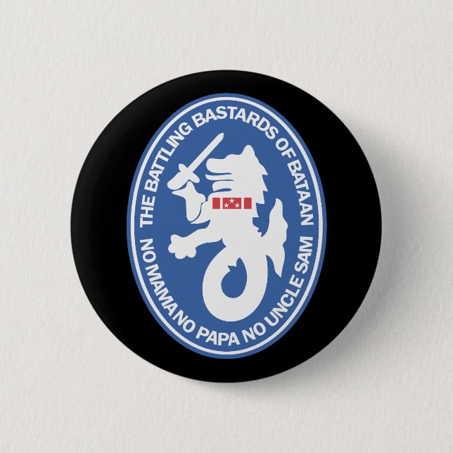 Battling Bastards of Bataan Button (Front)