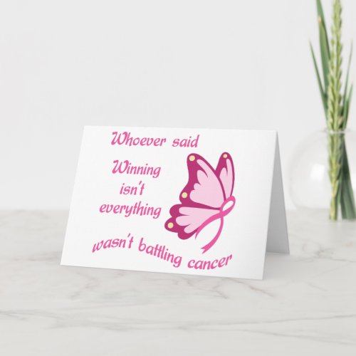 Battling Cancer Card