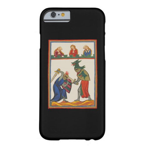 Battling Knights At A Tournament 14th Century Barely There iPhone 6 Case