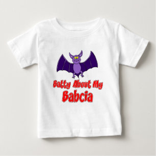 Batty About My Babcia Baby T-Shirt