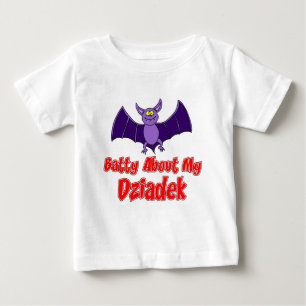Batty About My Dziadek Baby T-Shirt
