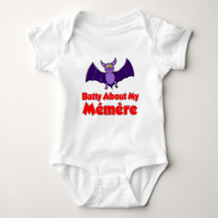 Batty About My Memere Baby Bodysuit