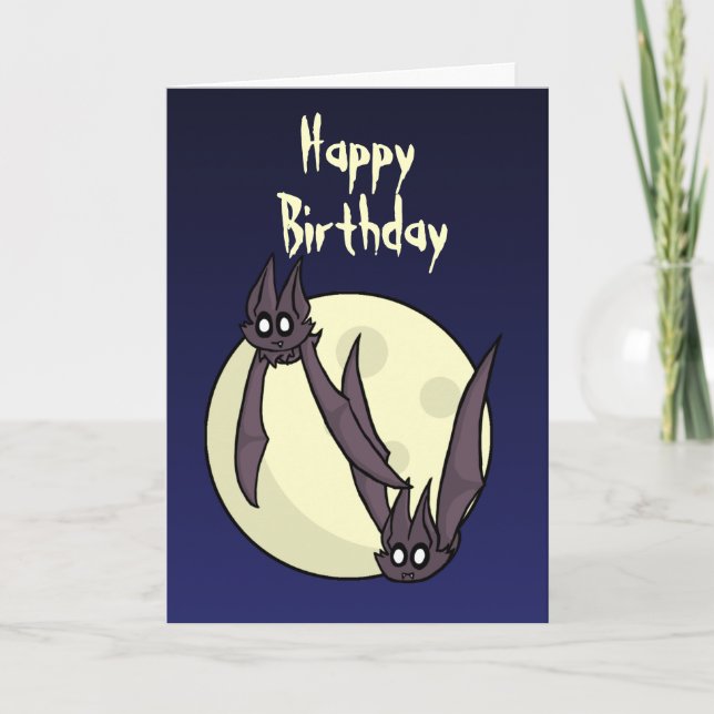 Batty Birthday Card (Front)