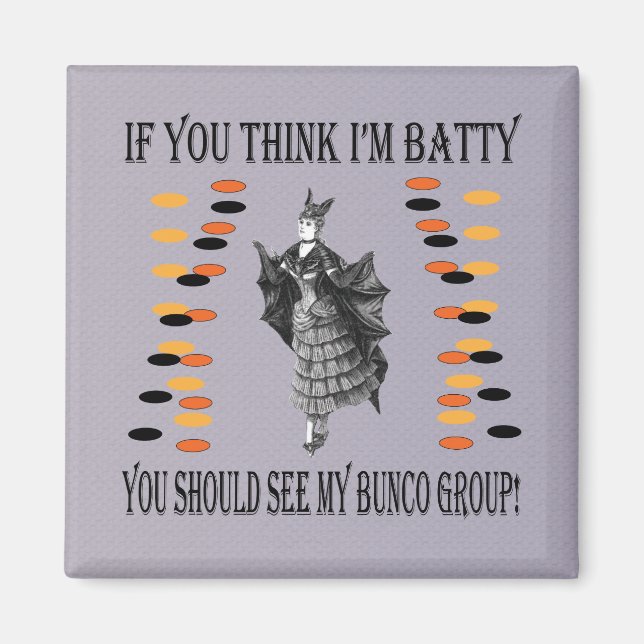 Batty Bunco Magnet (Front)