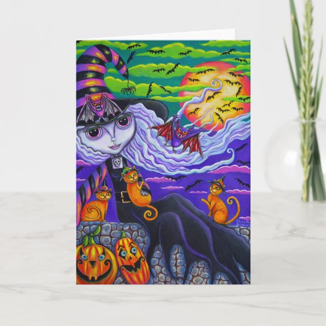 Batty Halloween Card (Front)