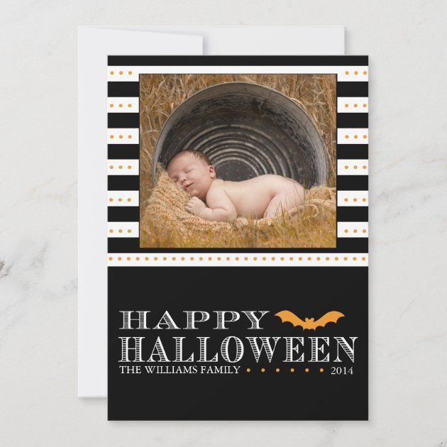 Batty Halloween Photocards Card