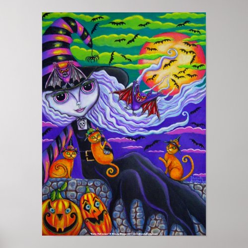 Batty Halloween Poster