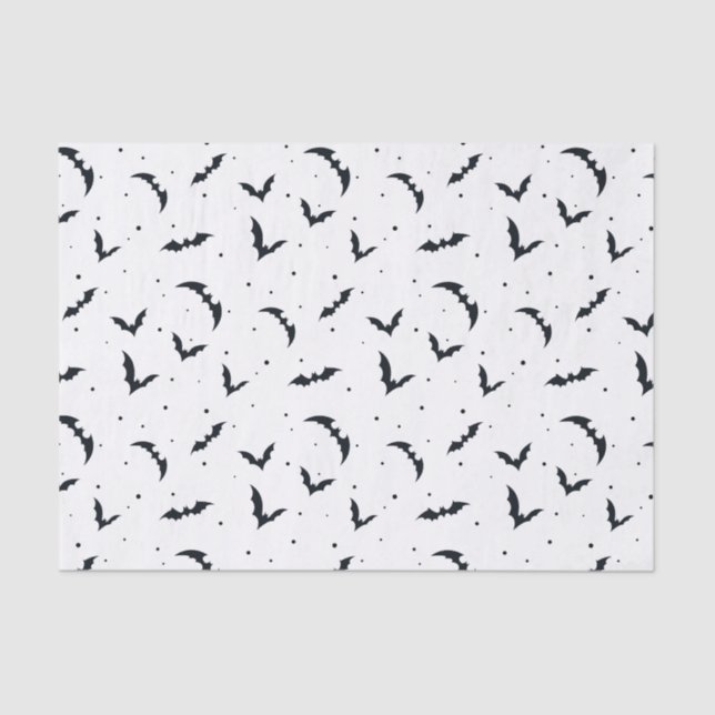Batty Halloween Tissue Paper (Front)