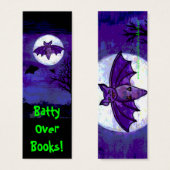 Batty Over Books! Bookmark (Front & Back)