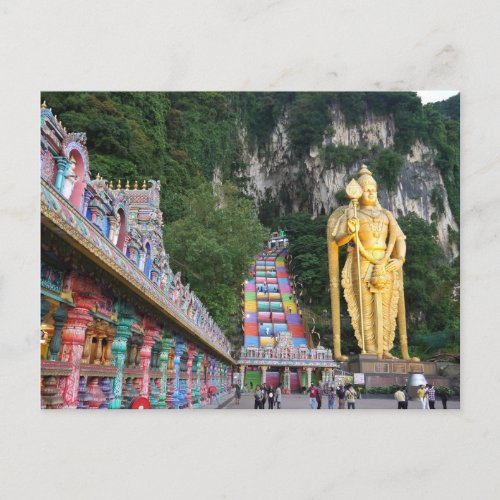 Batu Caves Kuala Lumpur Malaysia Postcard