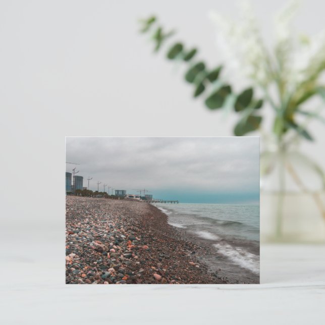 Batumi sea. Georgia Postcard (Standing Front)