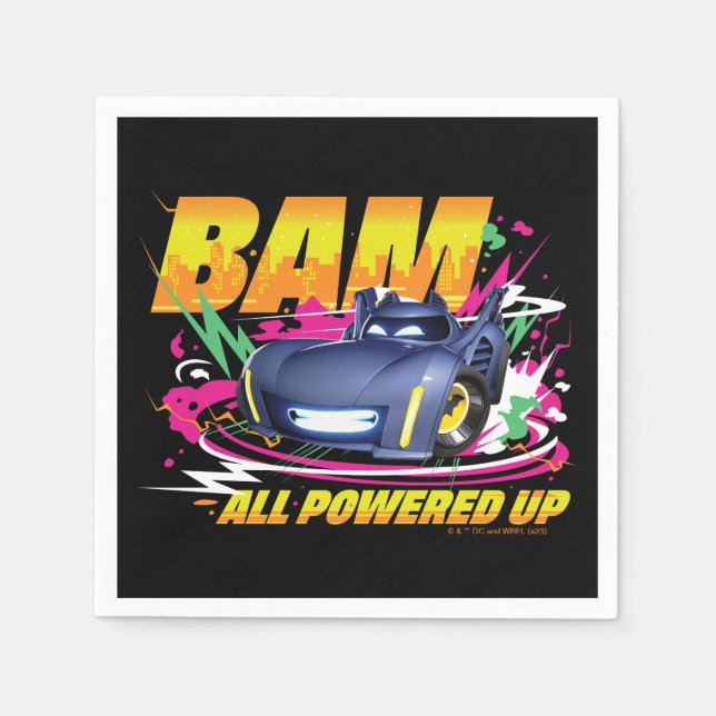 Batwheels™ Bam - All Powered Up Napkins (Front)