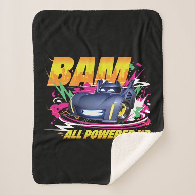 Batwheels™ Bam - All Powered Up Sherpa Blanket (Front)