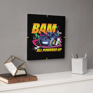 Batwheels™ Bam - All Powered Up Square Wall Clock