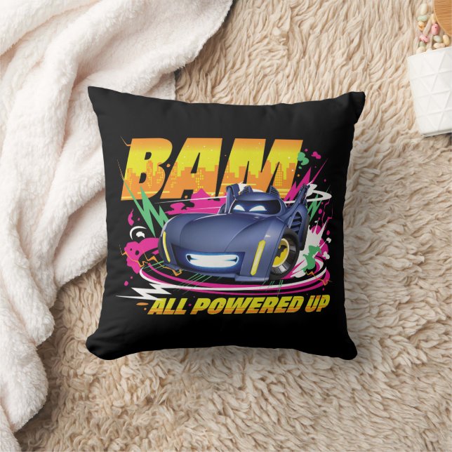 Batwheels™ Bam - All Powered Up Throw Pillow (Blanket)