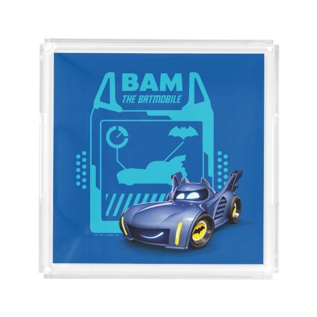 Batwheels™ Bam - The Batmobile Acrylic Tray (Front)
