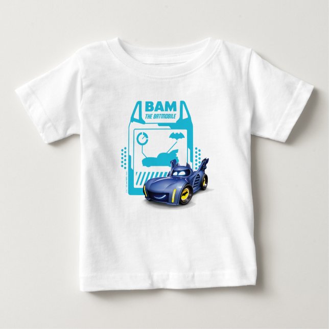 Batwheels™ Bam - The Batmobile Baby T-Shirt (Front)
