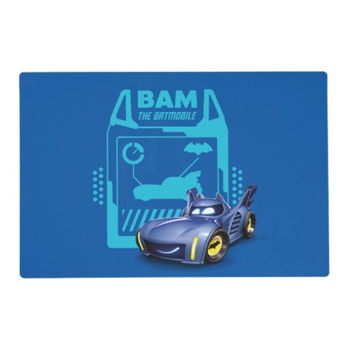 Batwheels Bam _ The Batmobile Placemat